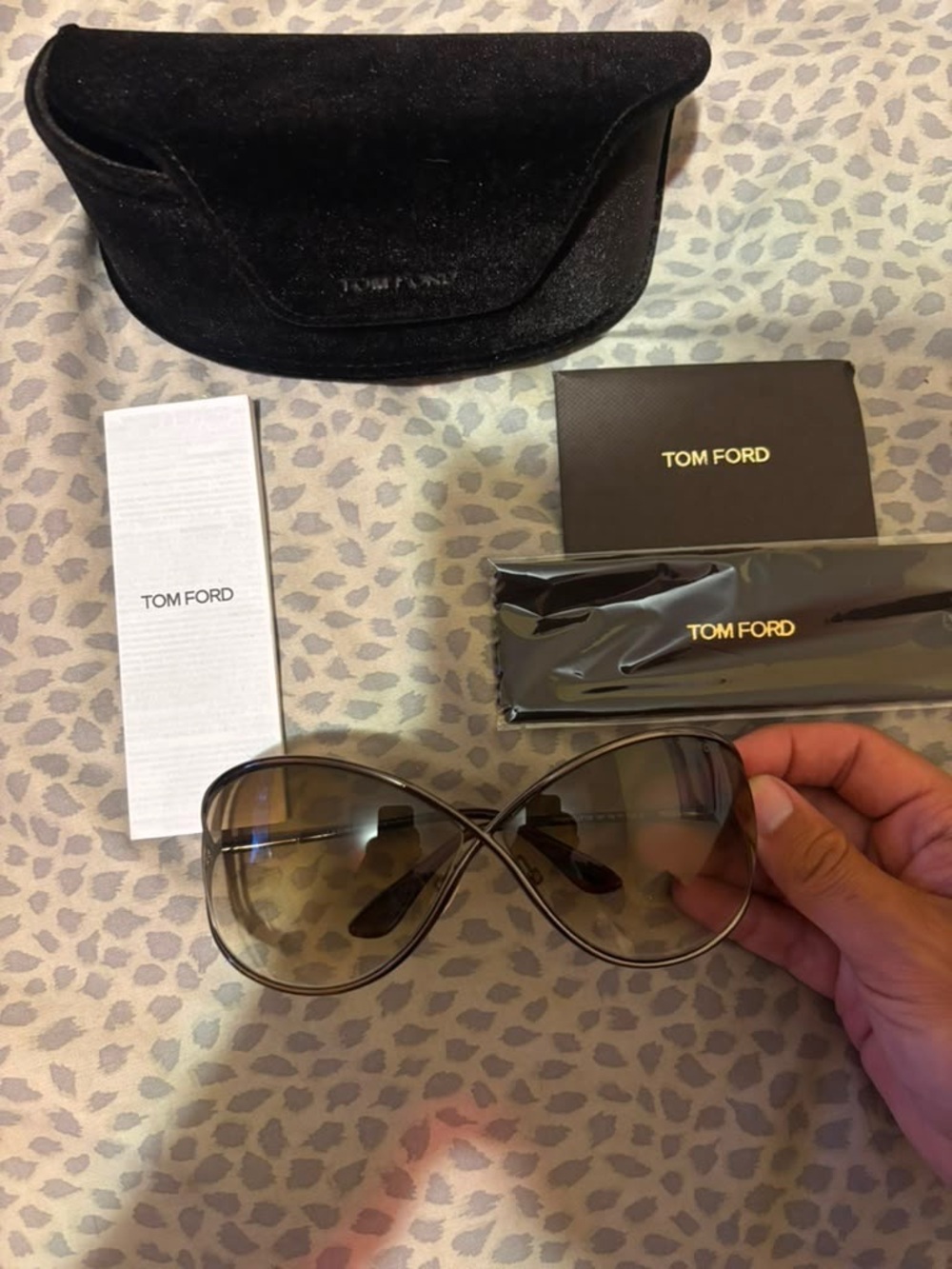 Tom Ford Women's Brown Gradient Infinity Sunglasses